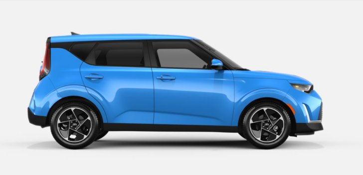 Kia Soul Surf Blue color