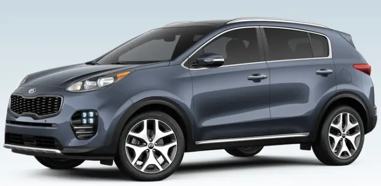 Kia sportage blue