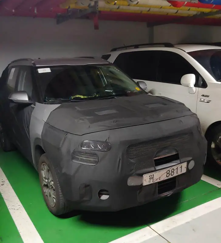 Kia SP SUV spied in South Korea