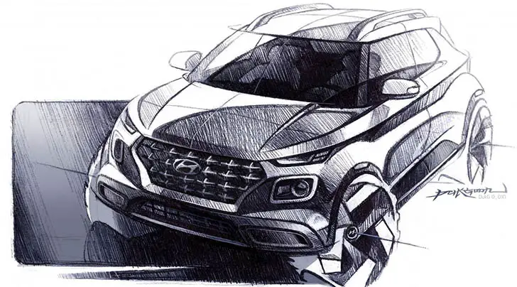 Official renderings: Hyundai Venue small SUV