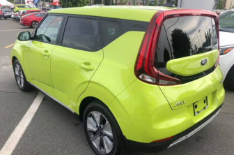 2020 Kia Soul EV In Space Green Exterior Color (LIVE PHOTOS)