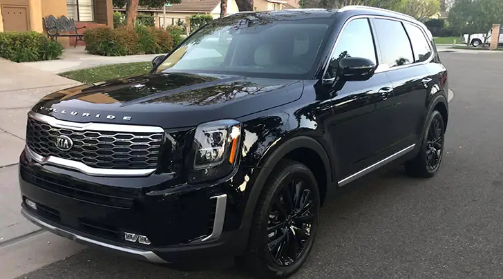 2022 Kia Telluride In Ebony Black Exterior Color (Live Pictures)